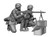 H3M35084 1/35 H3 Models WW2 German gunner Team 3D Printed Figure  MMD Squadron