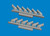 EDU672410 1/72 Eduard Spitfire Mk.V six-stacks exhaust fishtail PRINT Brassin for TAMIYA kit  MMD Squadron