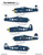 FDD48025 1/48 Fundekals F6F-5 HELLCATS  MMD Squadron