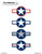 FDD72008 1/72 Fundekals STARS & BARS STANDARD WW2  MMD Squadron