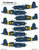 FDD48029 1/48 Fundekals USNR CORSAIRS & HELLCATS  MMD Squadron