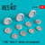 RES-RS48-0386 1/48 Reskit T-38C Talon ll wheels set (weighted)  MMD Squadron