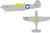 EDUEX1134 1/48 Eduard P-40N US national insignia  MMD Squadron