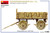 MIN35487 1/35 Miniart Sonderanhanger Ost 1.5t German Cargo Trailer 35487 MMD Squadron