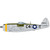 PLZ-PDR-3 1/144 Platz USAAF P-47D Thunderbolt Bubble Top (2 kits in one box) PDR-3 MMD Squadron