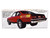 AMT1503 1/25 AMT Chevy Nova Pro Street Plastic Model Kit  MMD Squadron