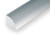 EVG249 Evergreen Styrene .080 Quarter Round (3)  MMD Squadron