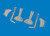 EDU672458 1/72 Eduard Bf 109K-4 undercarriage legs 3D for EDUARD  MMD Squadron