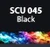 SCU045 Squadron Colors Black Acrylic Airbrush Paint (15ml Bottle)  MMD Squadron