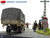 MIN36075 1/35 Miniart GERMAN CHECKPOINT. 3T Cargo Truck 3,6-36S & Kfz.1 Type 170VK w/ Feldgendarmerie. BIG SET Plastic Model Kit - PREORDER  MMD Squadron