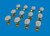 1/48 Eduard WWII German NOTEK head lights PRINT Brassin for 