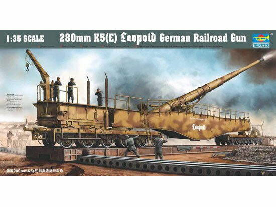 1/35 Trumpeter German Railway Gun K5(E) Leopold - Squadron.com 1/35 Trumpeter German Railway Gun K5(E) Leopold - Squadron.com