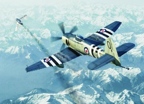 1/72 Trumpeter Hawker Sea Fury FB11 Fighter - Squadron.com