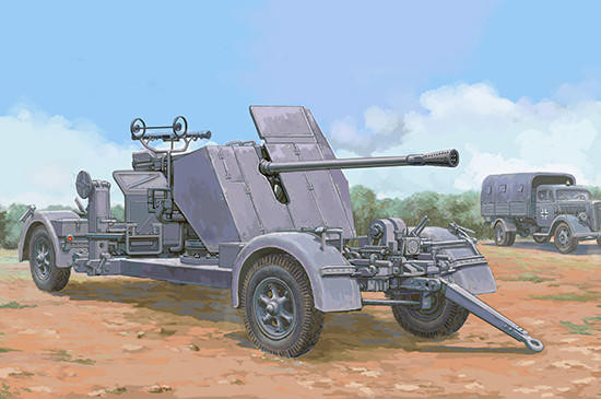 L4500A mit 5cm Flak 41 II 1/35スケール 1/35 Trumpeter German 5cm Flak 41 Gun - Squadron.com