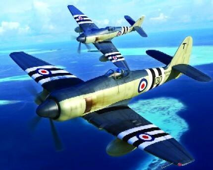 1/48 Trumpeter Hawker Sea Fury FB11 Fighter - Squadron.com