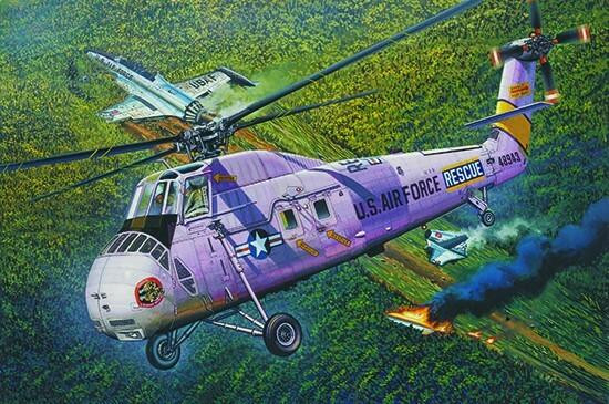 1/48 Trumpeter HH34J USAF Combat Rescue Helicopter (Formerly