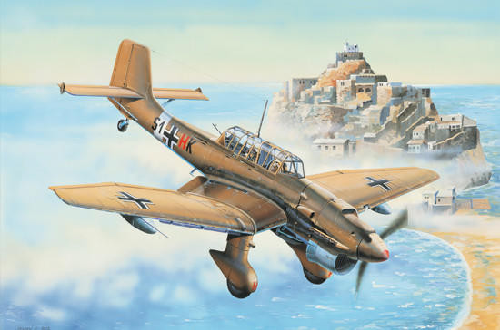 1/32 Trumpeter Junkers Ju87R Stuka German Attack Aircraft