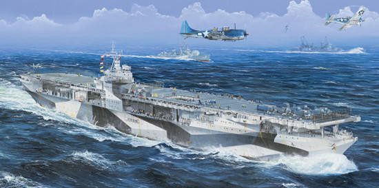 1&frasl;350 Trumpeter USS Ranger CV4 Aircraft Carrier