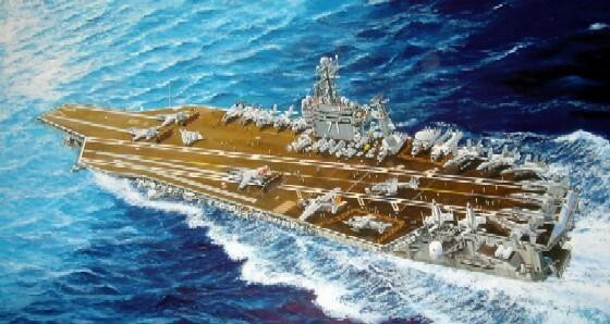1/700 Trumpeter USS Theodore Roosevelt CVN71 Aircraft Carrier 2006
