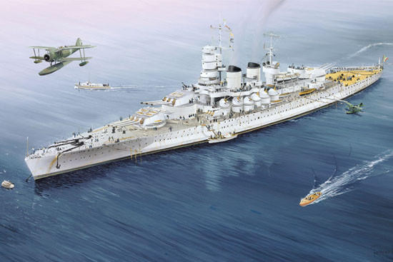 1/700 Trumpeter RN Vittorio Veneto Italian Navy Battleship 1940