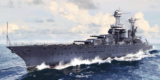 1/700 Trumpeter USS Tennessee BB43 Battleship 1941 - Squadron.com