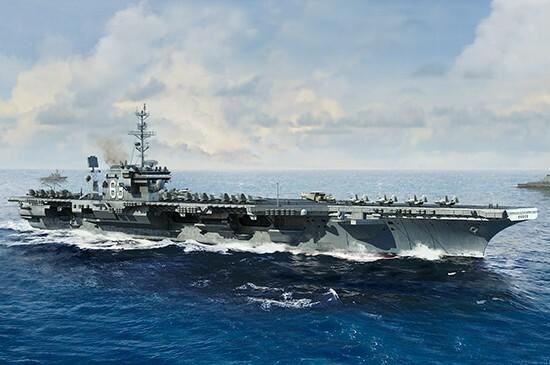 けいおん! USS Kitty Hawk (CV-63) 1/700 1/700 Trumpeter USS Kitty Hawk CV63 Aircraft Carrier - Squadron.com
