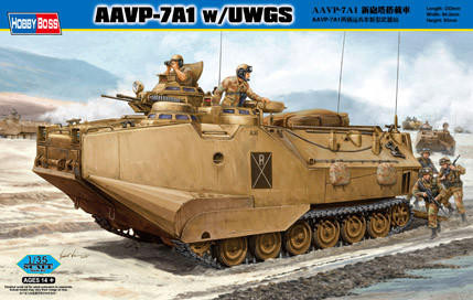 アメリカ海兵隊AAVP-7A1 1/35 1/35 Hobby Boss AAVP-7A1 with UWGS - HY82412 - Squadron.com