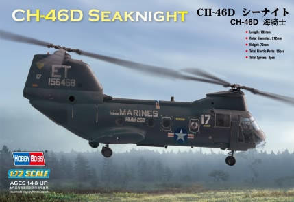 1/72 Hobby Boss American CH-46 Sea Knight - HY87213 - Squadron.com