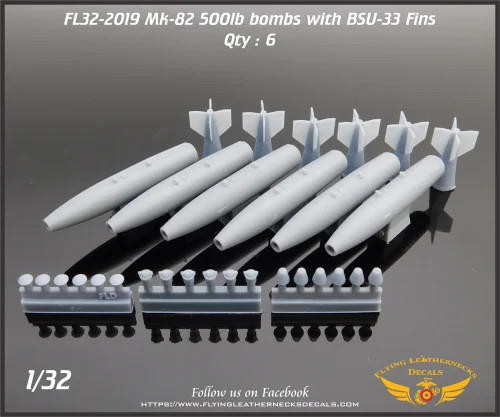 1/32 Flying Leathernecks Mk-82 / BLU-111/B with BSU-33 Fin