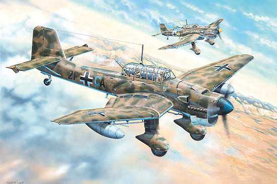 1/24 Trumpeter Junkers Ju-87R Stuka - Squadron.com