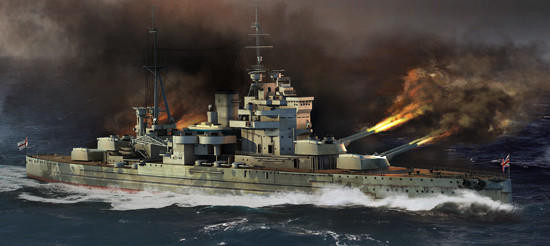 1/700 Trumpeter HMS Queen Elizabeth 1941 - Squadron.com