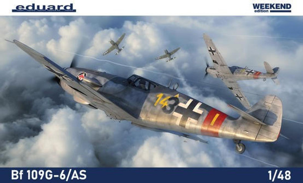EDU84169 1/48 WWII Bf109G/AS German Fighter (Plastic Kit) 84169 MMD Squadron EDU84169 1/48 WWII Bf109G/AS German Fighter (Plastic Kit) 84169 MMD Squadron