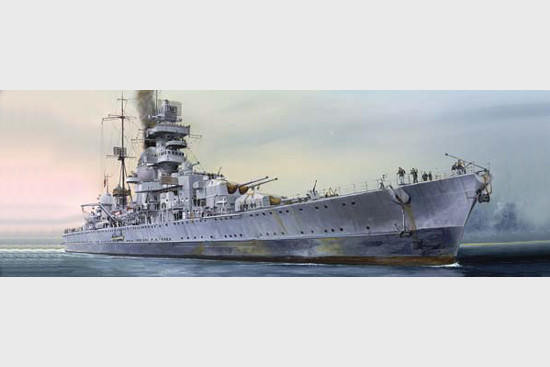 1/700 Trumpeter German Prinz Eugen Cruiser 1945 - Squadron.com