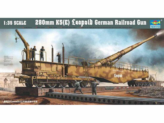 1/35 Trumpeter German Railway Gun K5(E) Leopold - Squadron.com