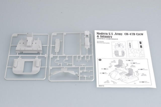 1/35 Trumpeter US Army CH47D Helicopter Crew 2003 Figure Set (5