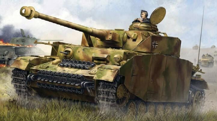 1/16 Trumpeter German PzKpfw IV Ausf H Medium Tank - Squadron.com