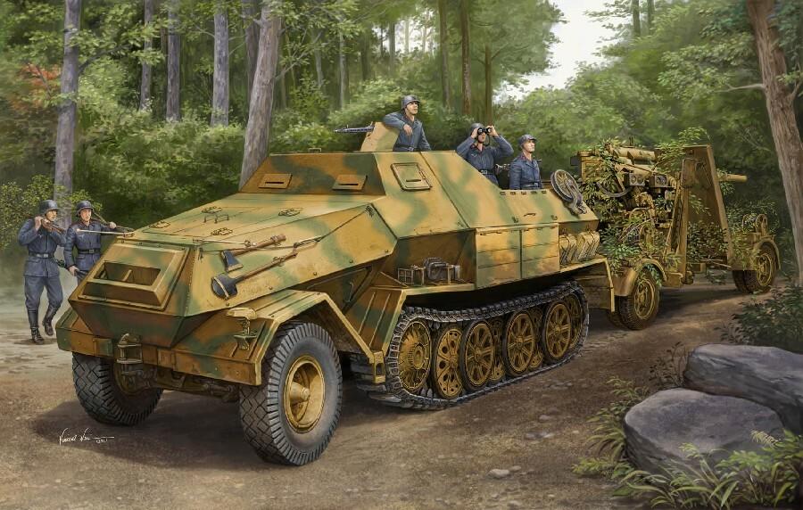 1/35 Trumpeter German SdKfz 8 Gepanzerte 12-Ton Halftrack