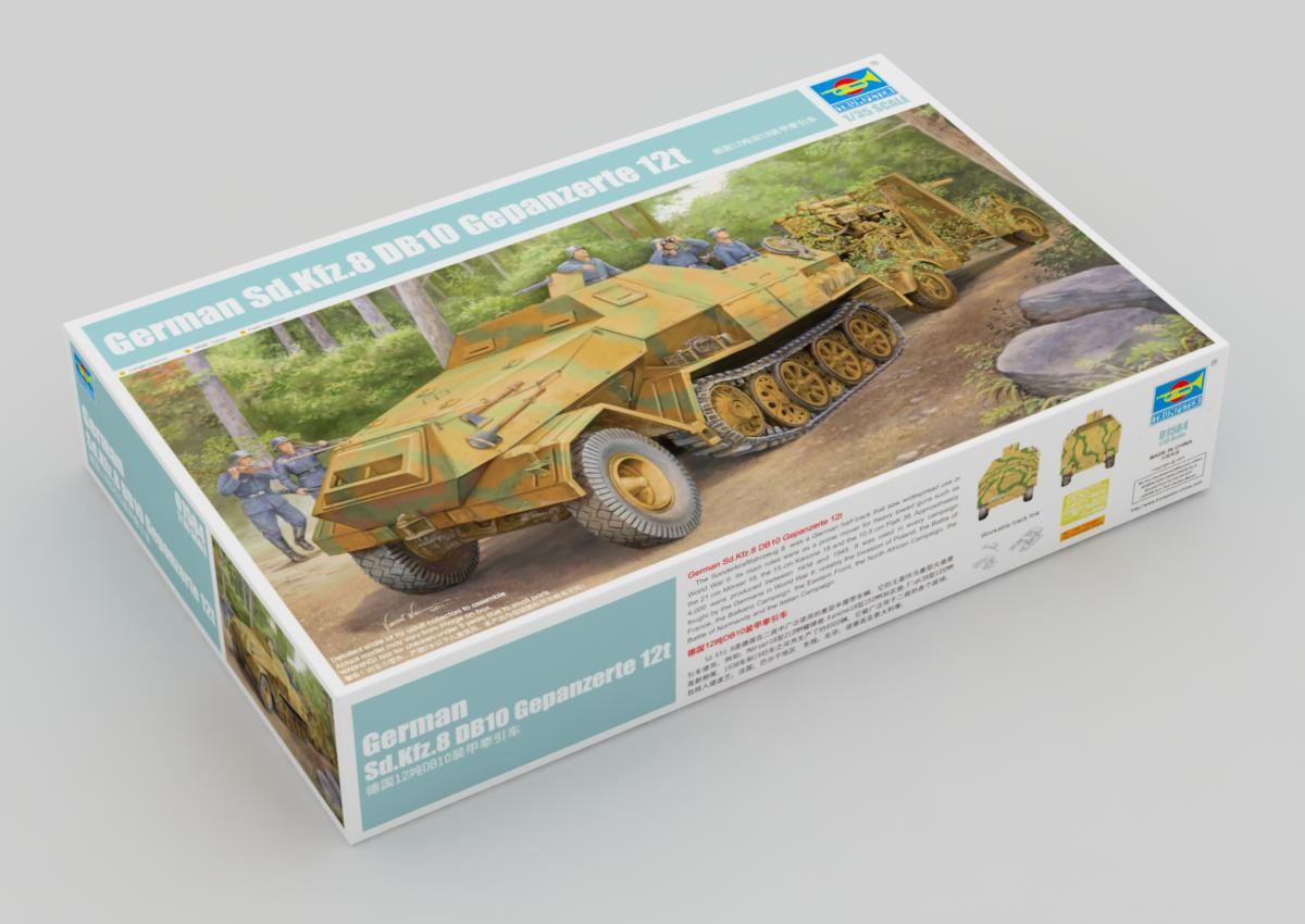 1/35 Trumpeter German SdKfz 8 Gepanzerte 12-Ton Halftrack