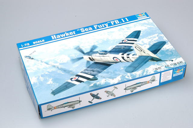 1/72 Trumpeter Hawker Sea Fury FB11 Fighter - Squadron.com