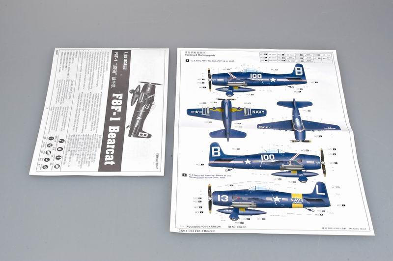 1/32 Trumpeter F8F1 Bearcat Fighter - Squadron.com