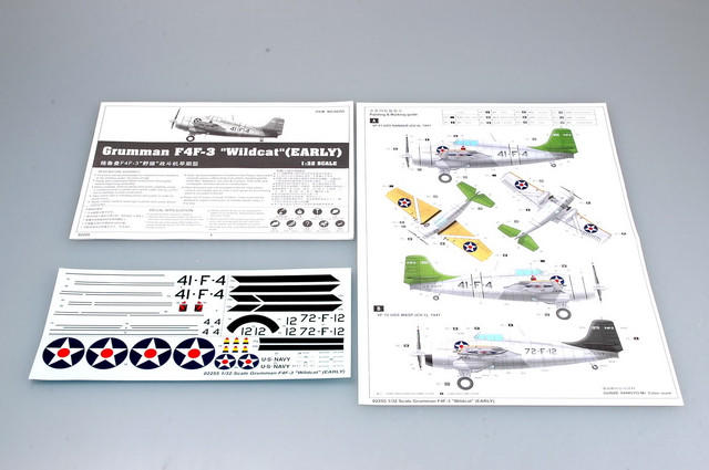 1/32 MAQUETTE TRUMPETER GRUMMAN US NAVY F4F-3 WILDCAT LATE 2007 NEUF