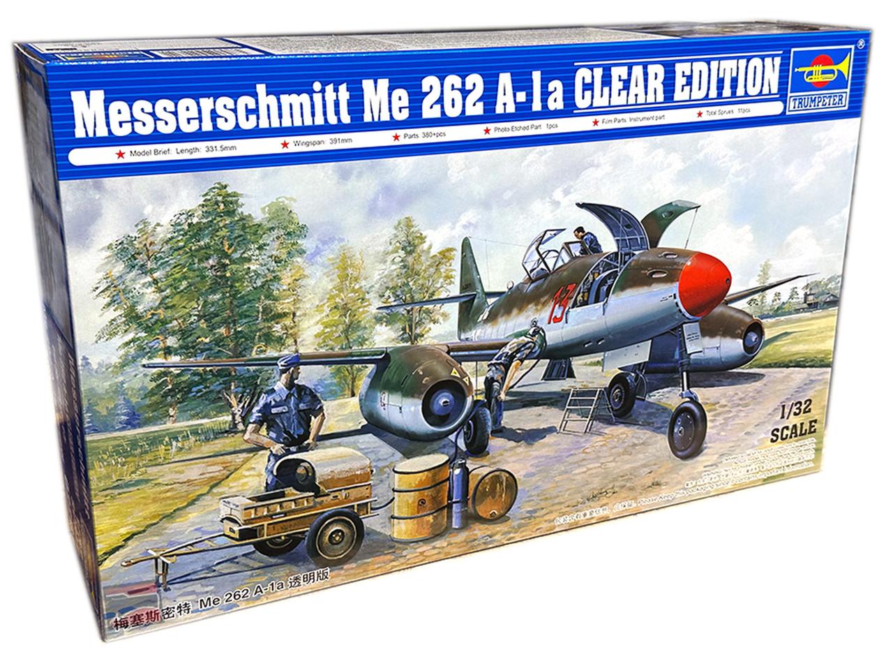 1/32 Trumpeter Messerschmitt Me262A1a Clear Edition German Fighter