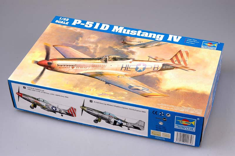 トランペッター 1/32 P-51D Mustang IV 1/32 Trumpeter P51D Mustang IV Fighter - Squadron.com