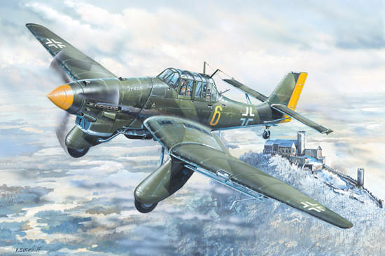 1/24 Trumpeter Junkers Ju87A Stuka German Dive Bomber - Squadron.com
