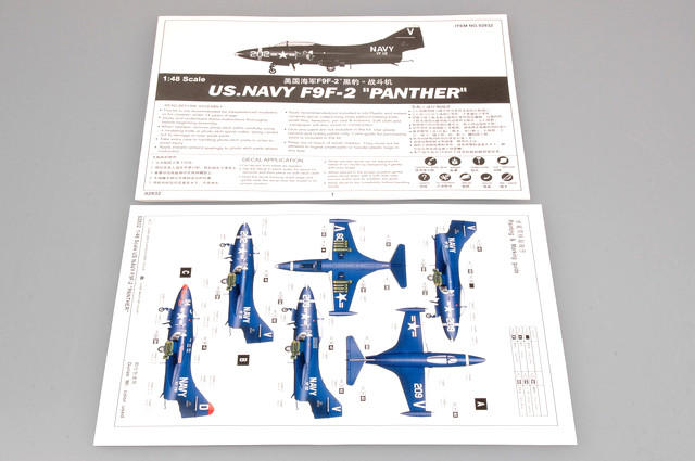1/48 Trumpeter F9F2 Panther USN Fighter - Squadron.com