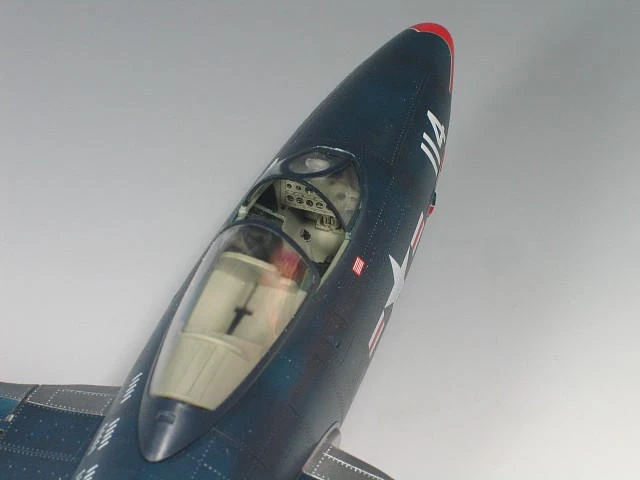 Trumpeter 1/48 Scale F9F3 Panther US Navy Fighter Model Kit With Photo-Etched Parts