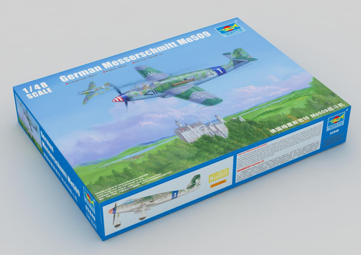 トランペッター 1/48 ドイツ軍 Me509 “ヴァンダー・ファルケ&quot; プラモデル g6bh9ry 1/48 Trumpeter Messerschmitt Me509 German Fighter - Squadron.com