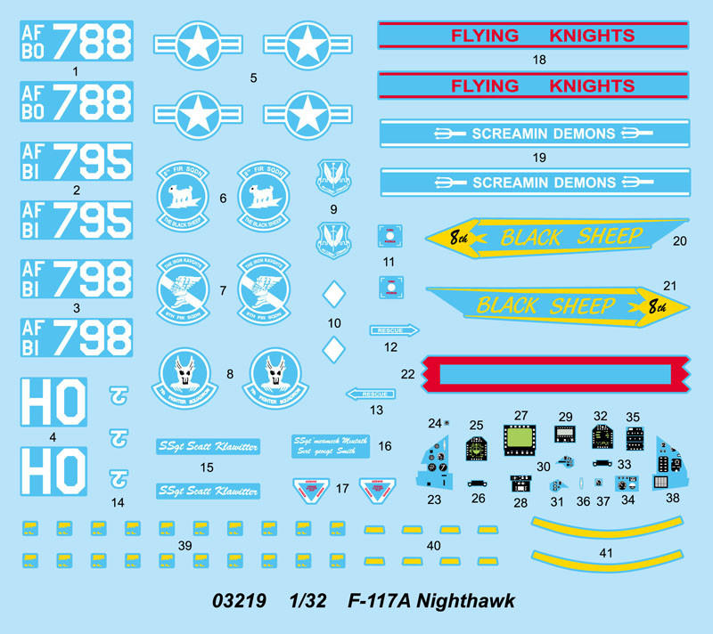 1/32 Trumpeter F-117A Nighthawk Aircraft - Squadron.com