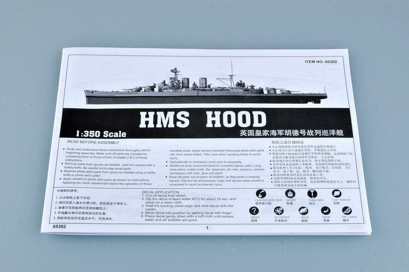 1/350 Trumpeter HMS Hood British Battleship - Squadron.com