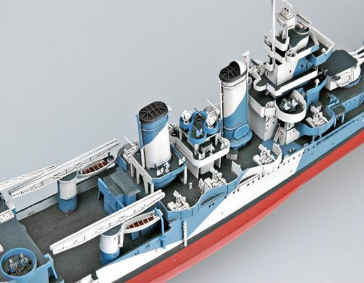 トランペッター 1/350 米海軍 サンフランシコ CA-38 1944 プラモデル 1/350 Trumpeter USS San Francisco CA38 Heavy Cruiser 1944